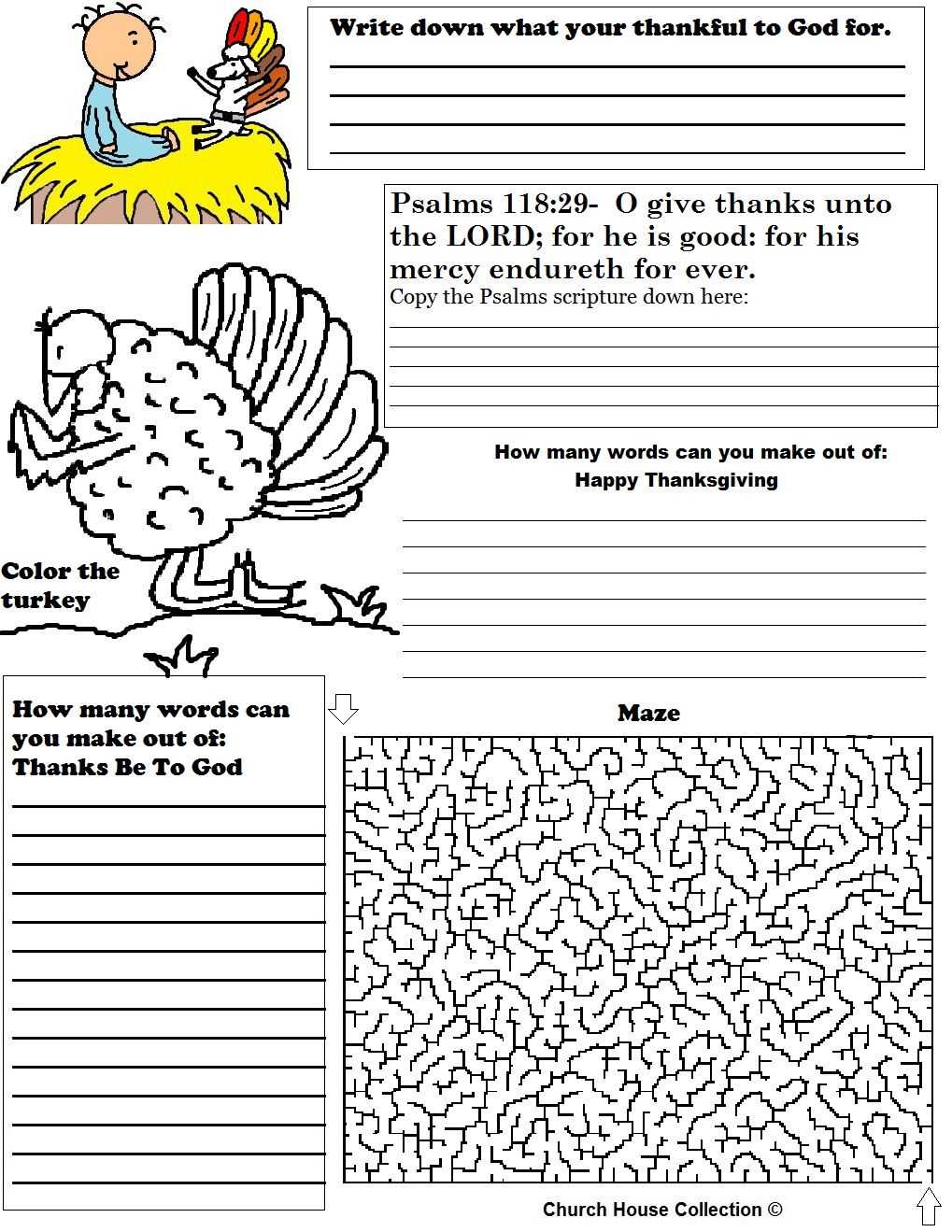 thanksgiving bible worksheets