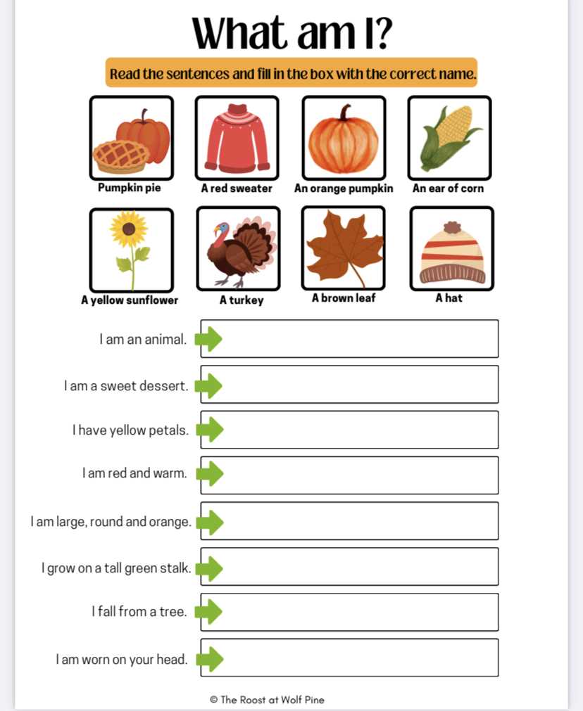 thanksgiving worksheet kindergarten