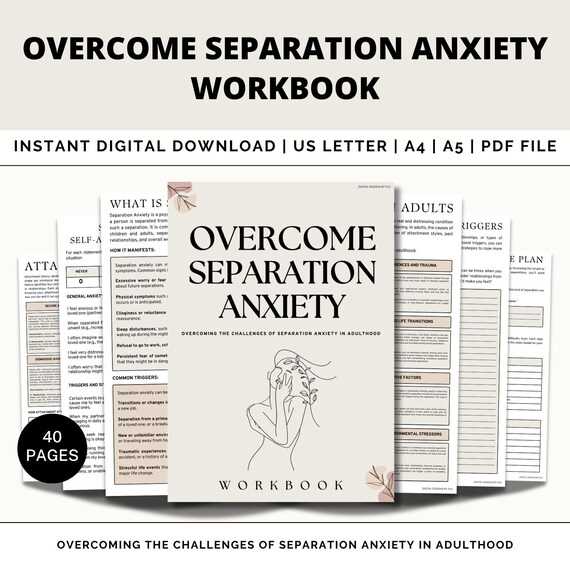 therapeutic separation worksheet
