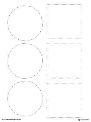 trace circle worksheet