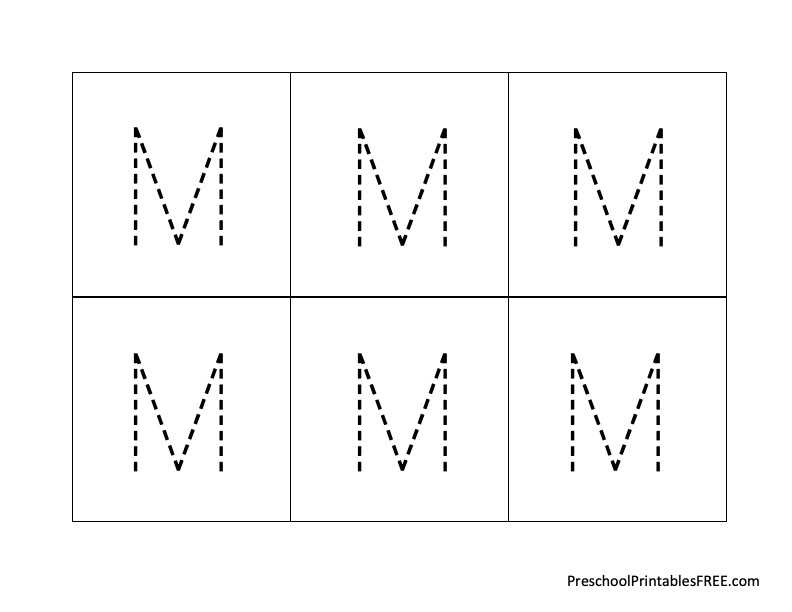 trace the letter m worksheet trace the letter m worksheet