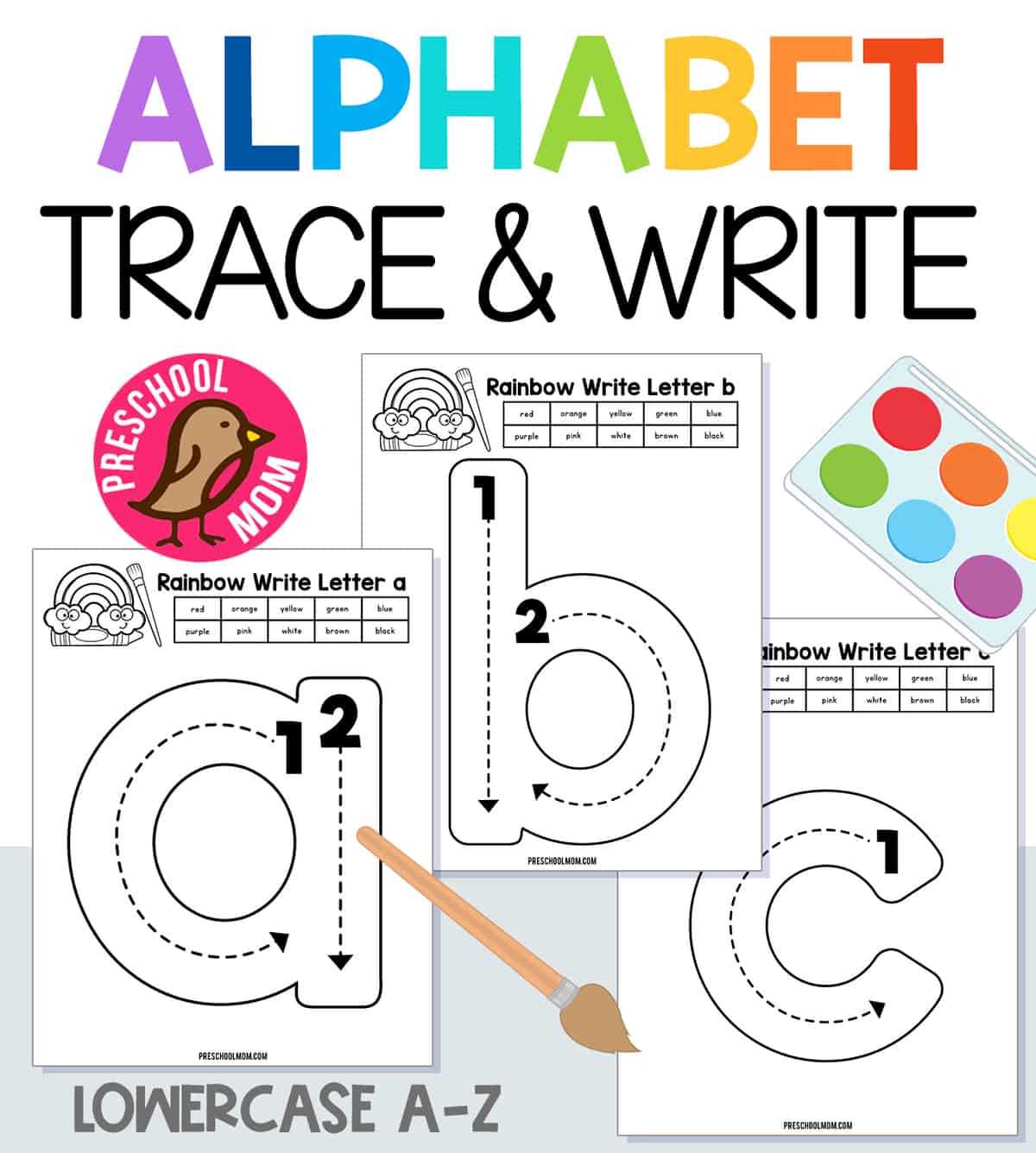 tracing abcs worksheet