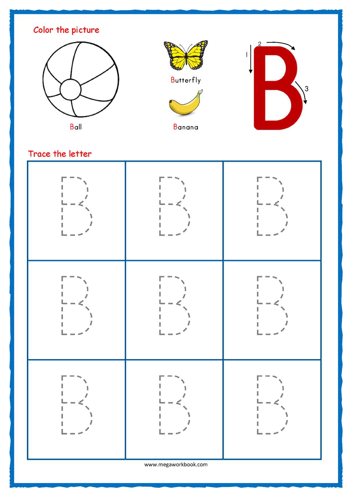 tracing alphabets worksheet
