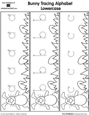 tracing lowercase alphabet worksheets