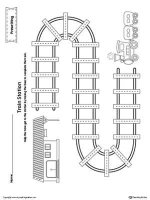 train worksheet