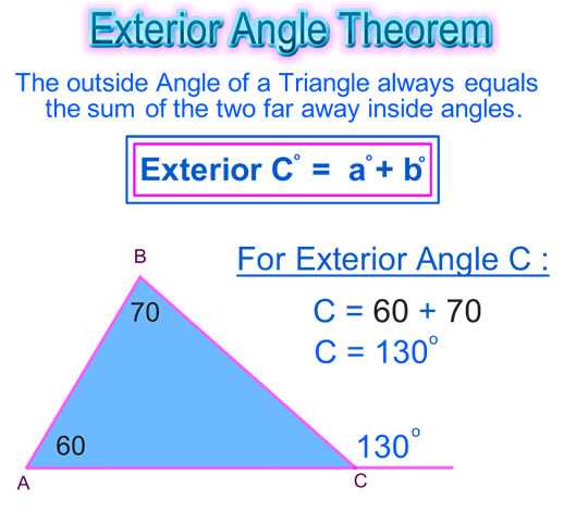 triangle angle sum theorem worksheet