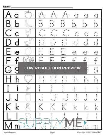 upper case lower case worksheet