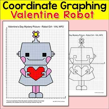 valentines day coordinate graphing worksheets free