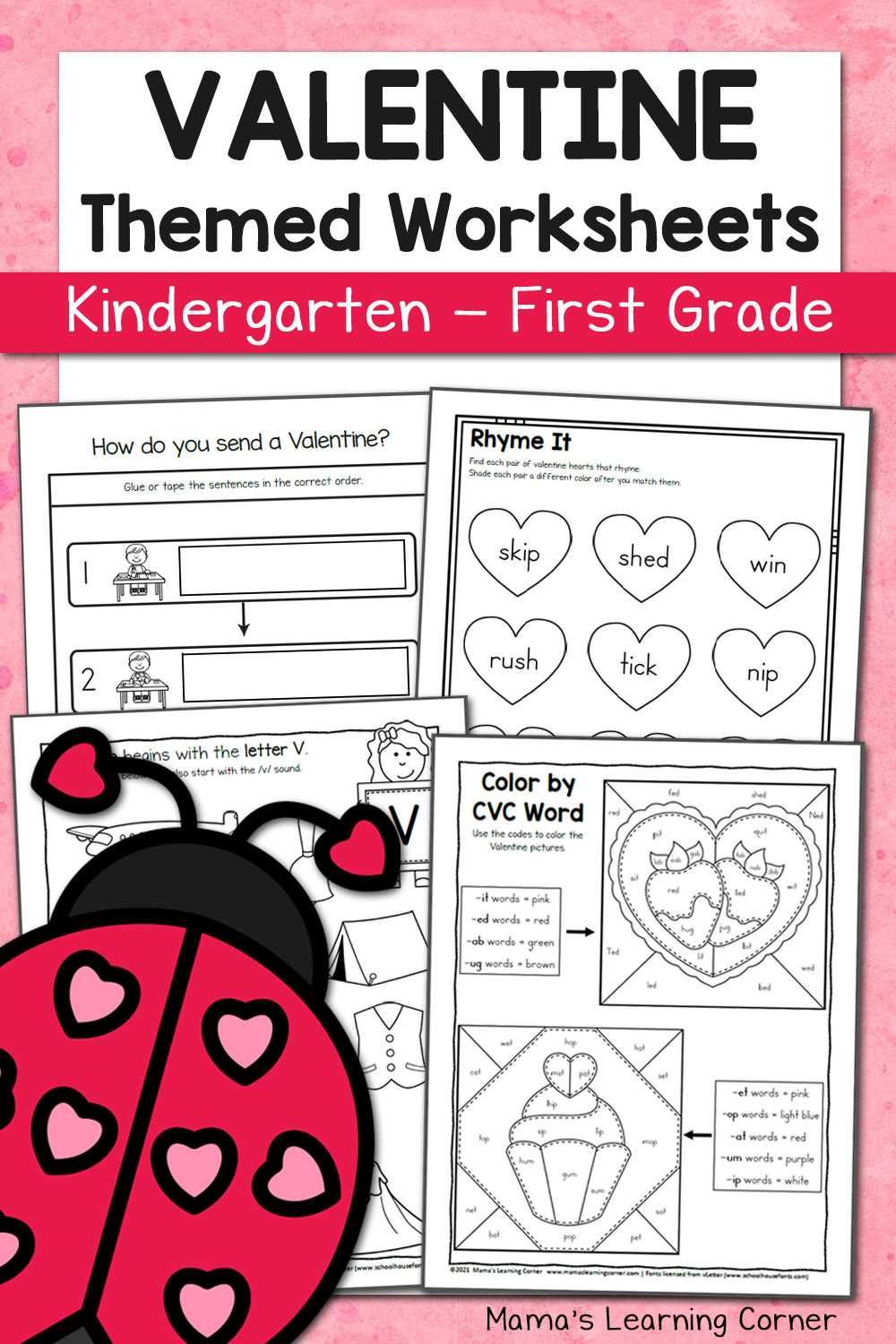 valentines day worksheets for preschoolers