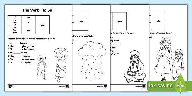 verb to be exercises worksheets