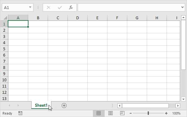what is excel worksheet