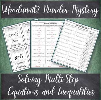 whodunnit worksheet
