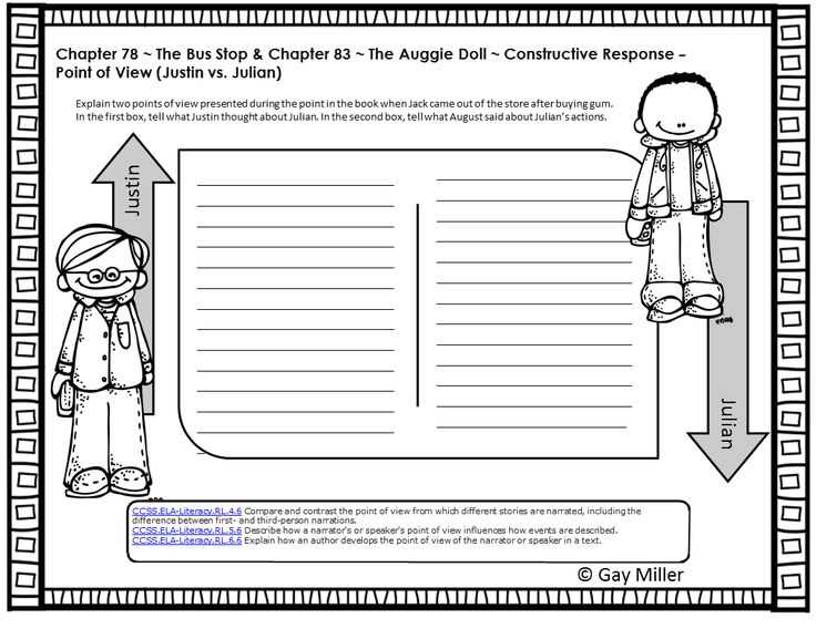 wonder book worksheets