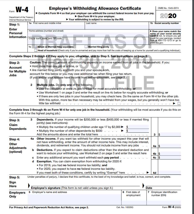 worksheet for calculating additional allowances