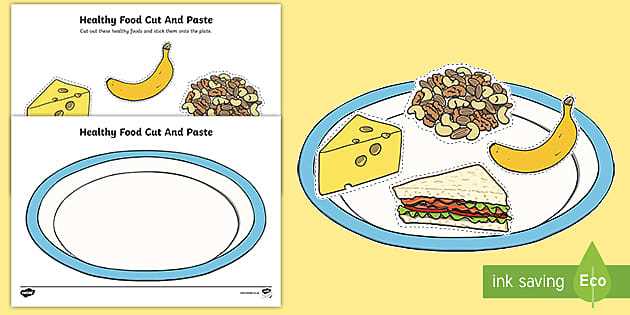 worksheet healthy food