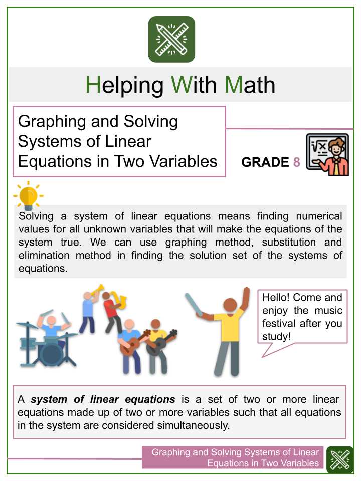 worksheet linear equations in two variables