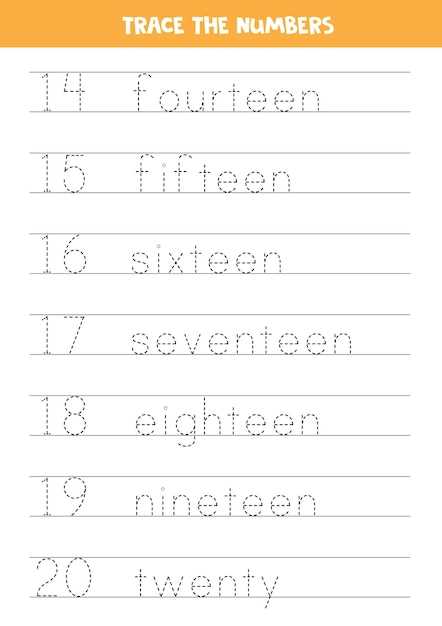 worksheet number 14