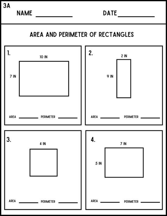 worksheet on area and perimeter worksheet on area and perimeter