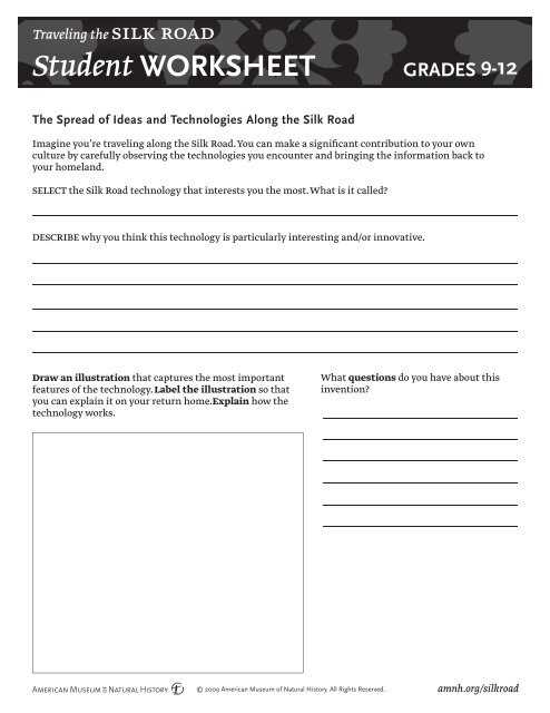 worksheets history