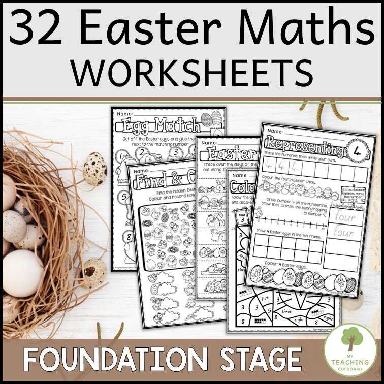 worksheets on easter