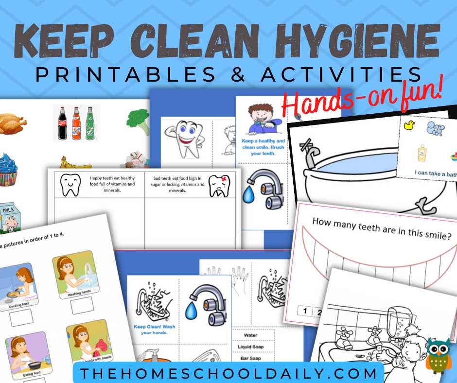 worksheets on personal hygiene