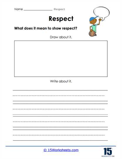 worksheets on respect