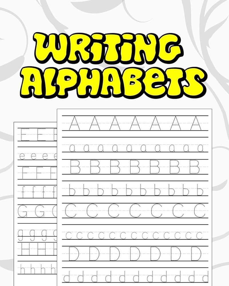 write the alphabet worksheet