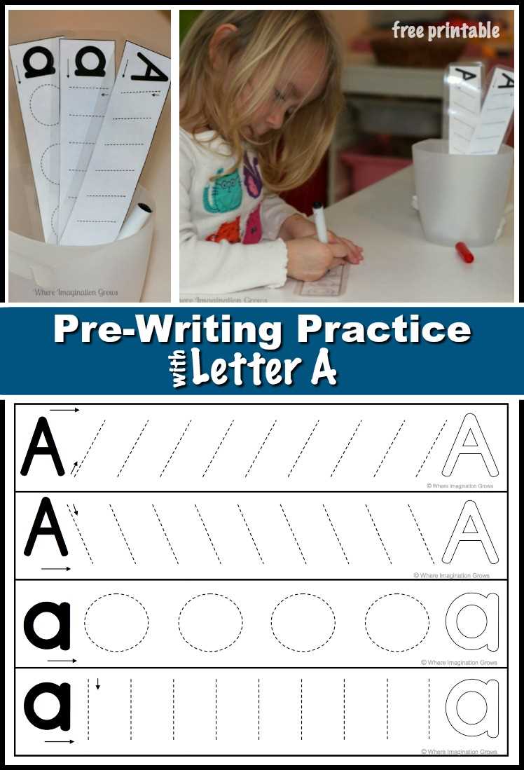 writing the letter a worksheet