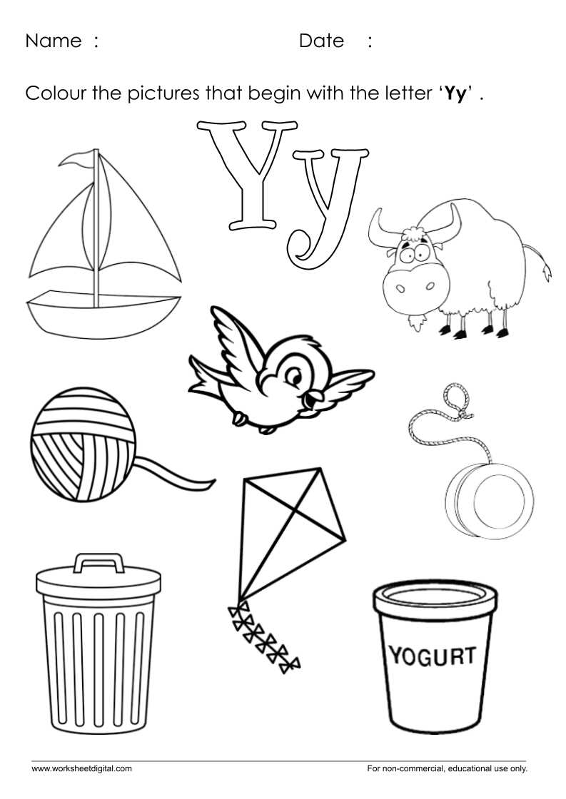y worksheet