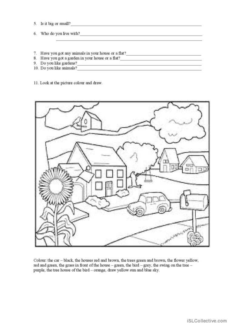 a house like this worksheet