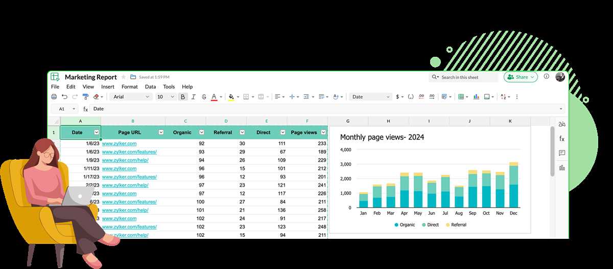 a selected worksheet cell that is ready for data entry