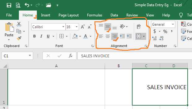 a selected worksheet cell that is ready for data entry