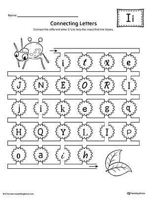 a to i worksheet