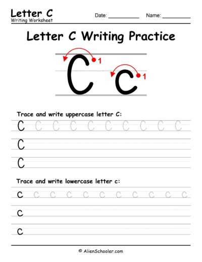abc handwriting worksheets
