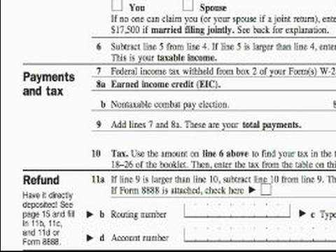 1040ez worksheet 2026