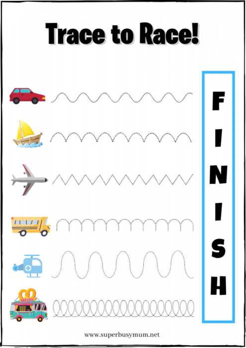 blank tracing worksheets