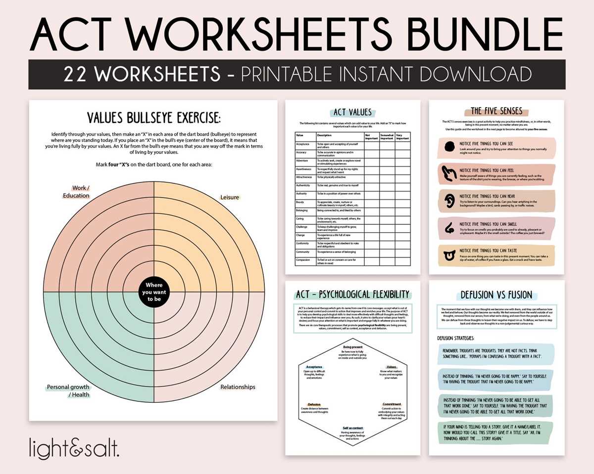act acceptance worksheet