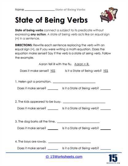 action verb linking verb helping verb worksheets