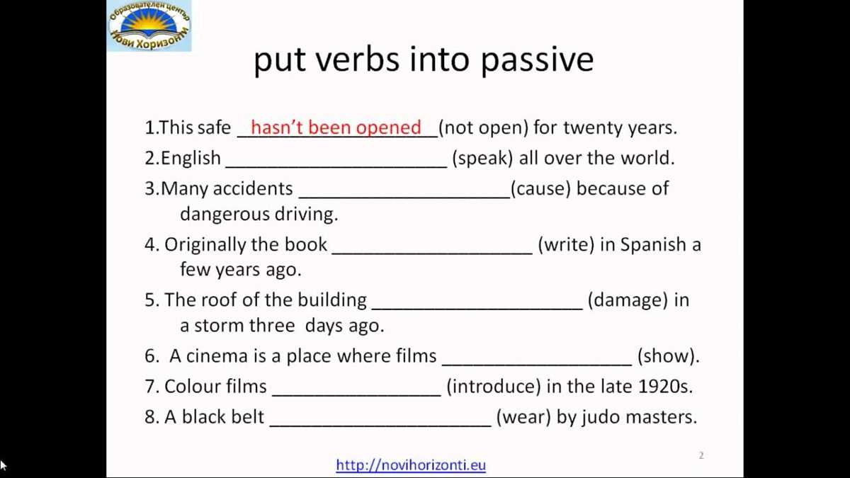 active passive voice worksheets class 8