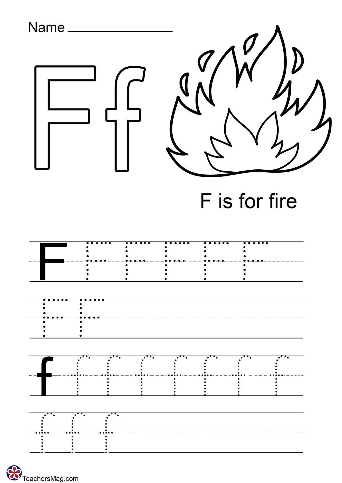 activity letter f worksheets for kindergarten