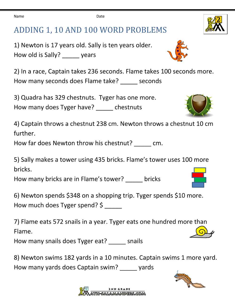 100 addition problems worksheet