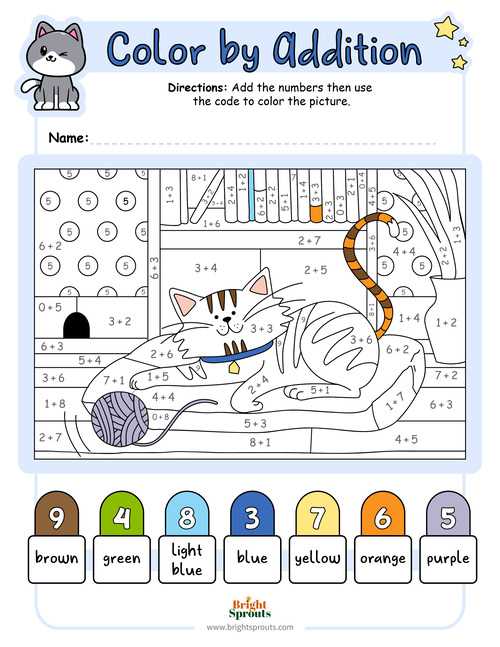 add and color math worksheets add and color math worksheets