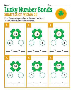 add and subtract to 20 worksheets