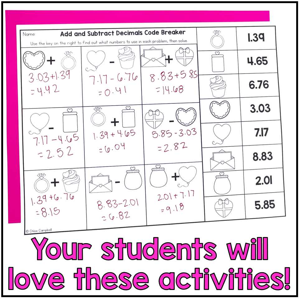 add subtract multiply decimals worksheet
