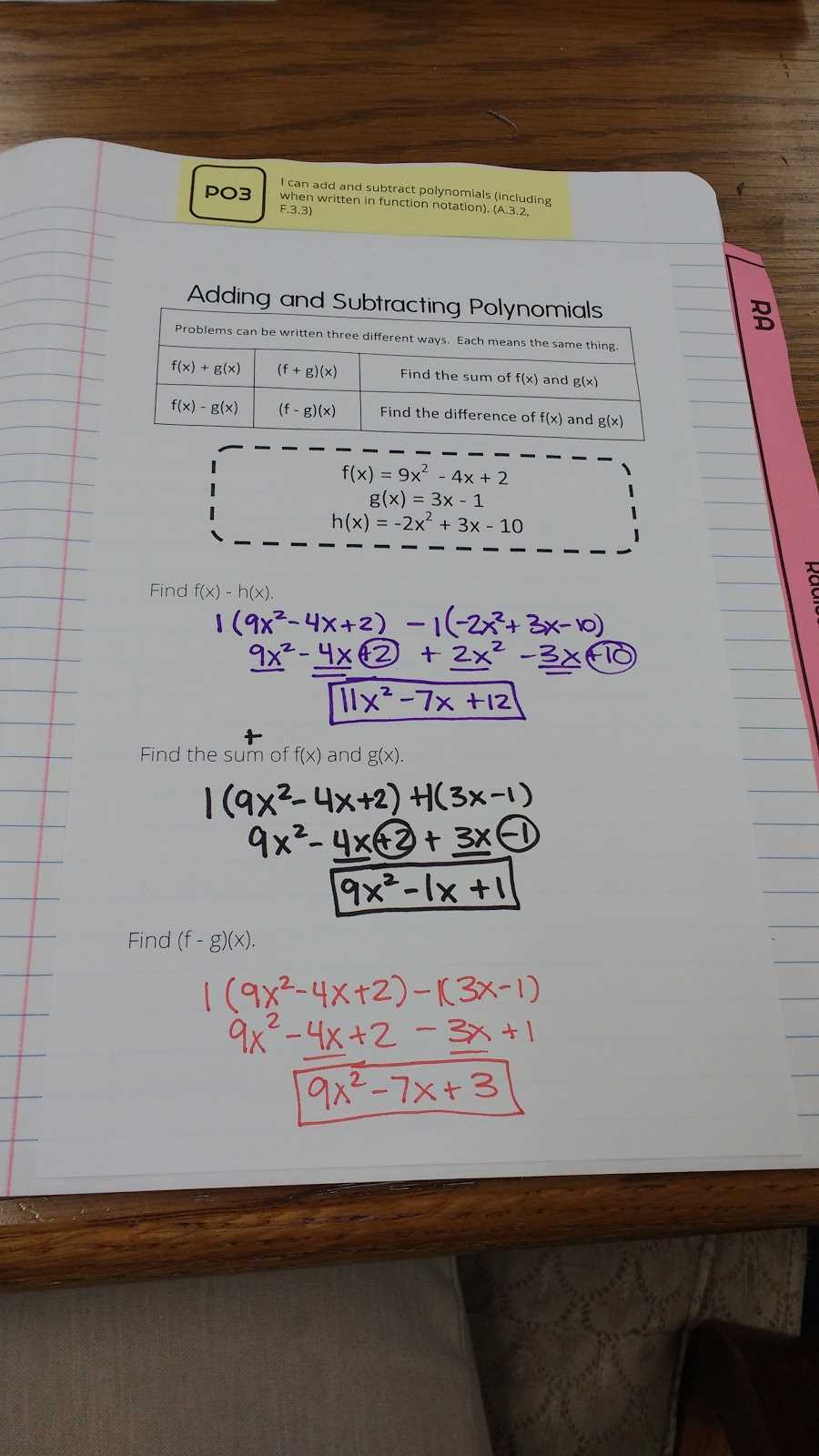 adding and subtracting monomials worksheet