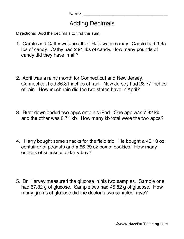 adding and subtracting pounds and ounces worksheets