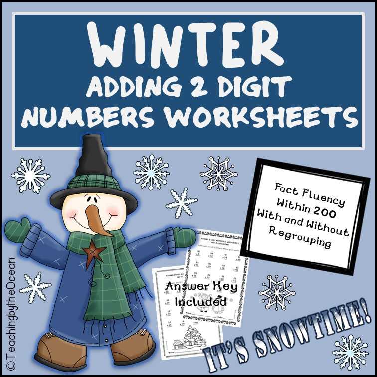 adding two digit numbers worksheets
