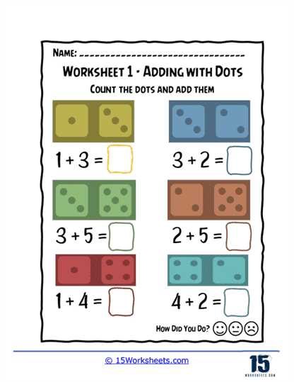 addition dot to dot worksheets
