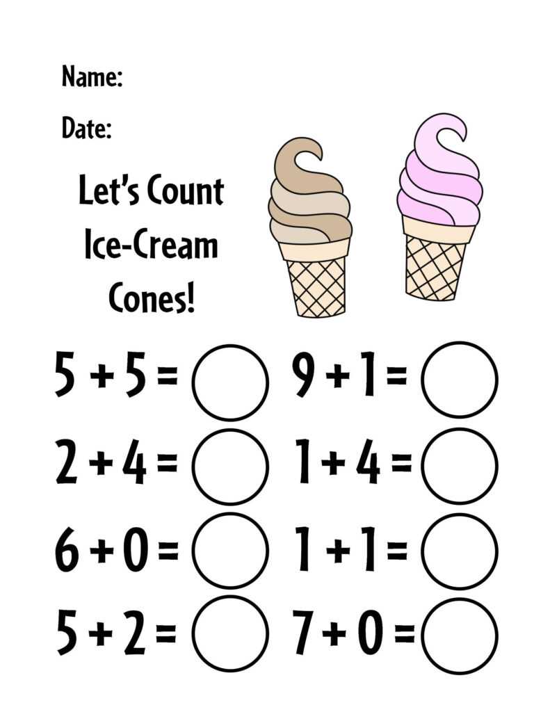 addition fun worksheets