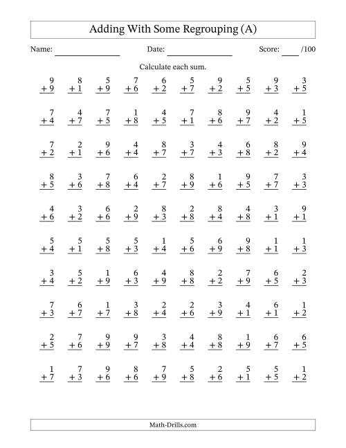 addition worksheets grade 1